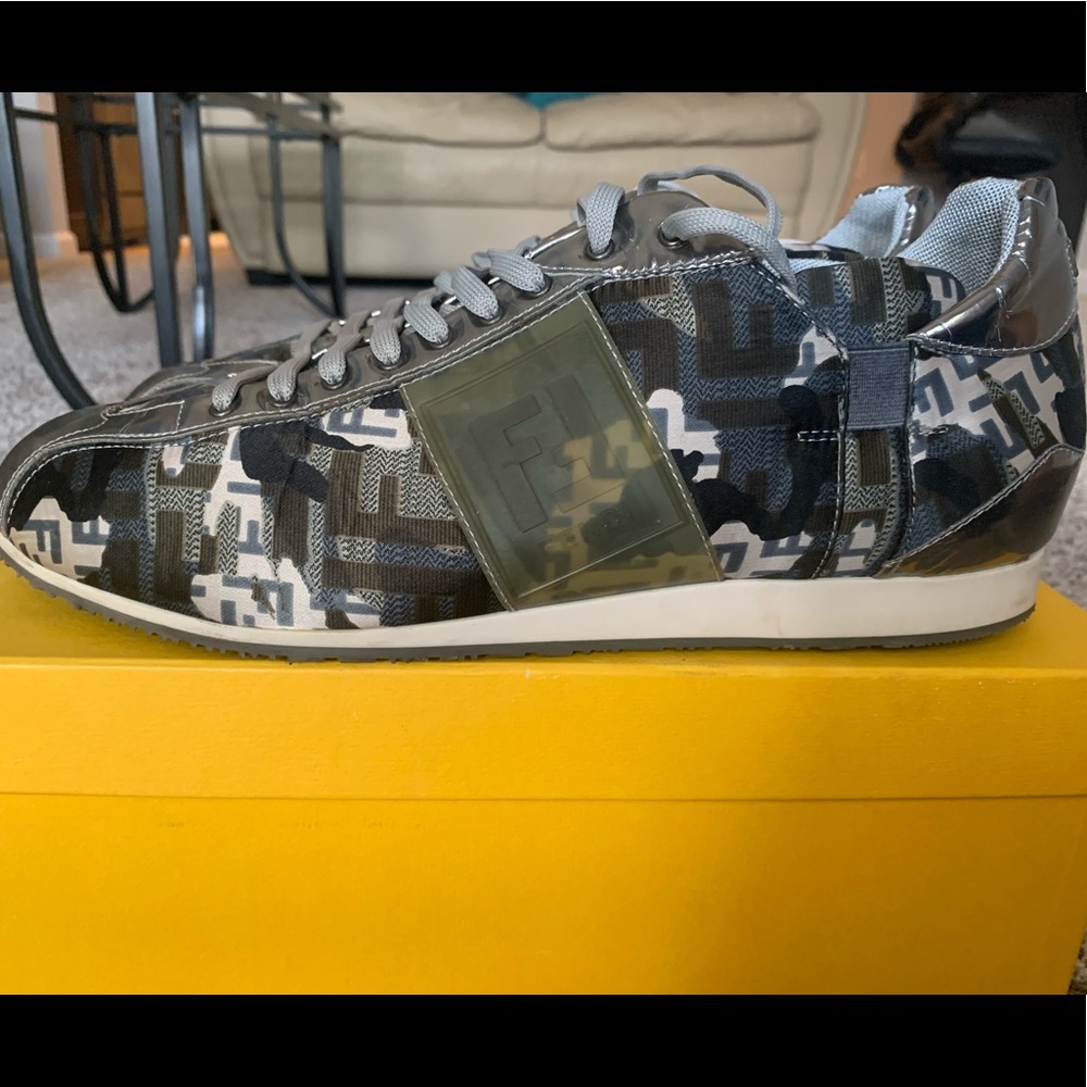 Fendi Sportive Camouflage Nylon Sz EU 10 / US 11